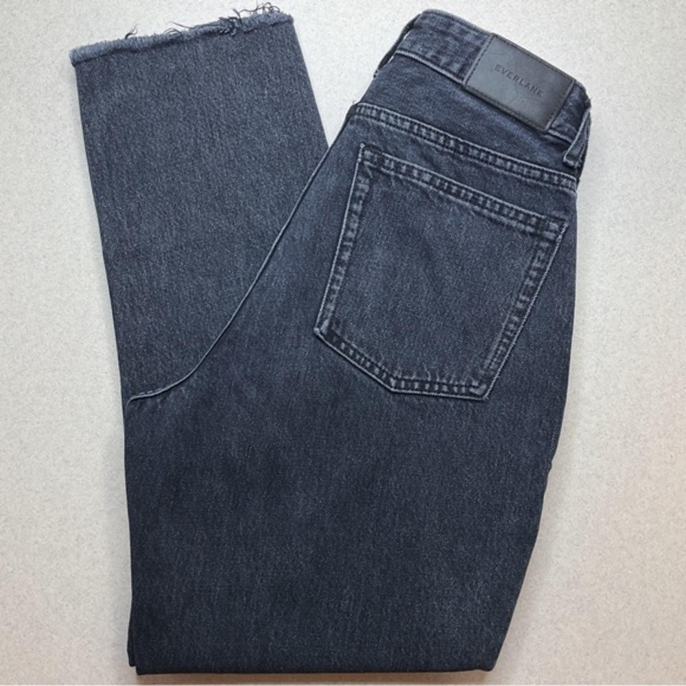 Everlane Curvy 90’s Cheeky Straight Jean‎ 25 Crop Washed Black